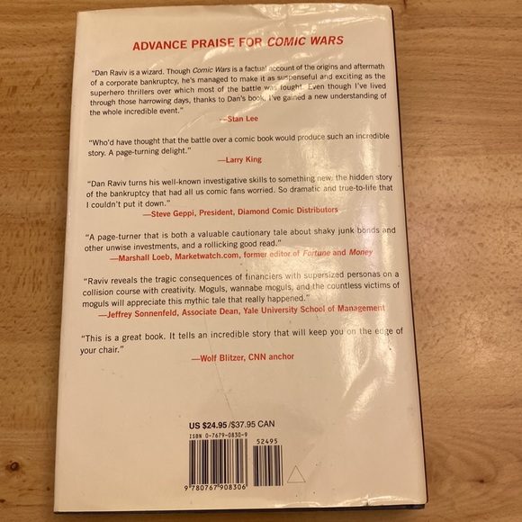 Comic Wars Hardcover Book - Picture 5 of 5